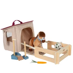 Spielset Pferd mit Stall und Zubehör