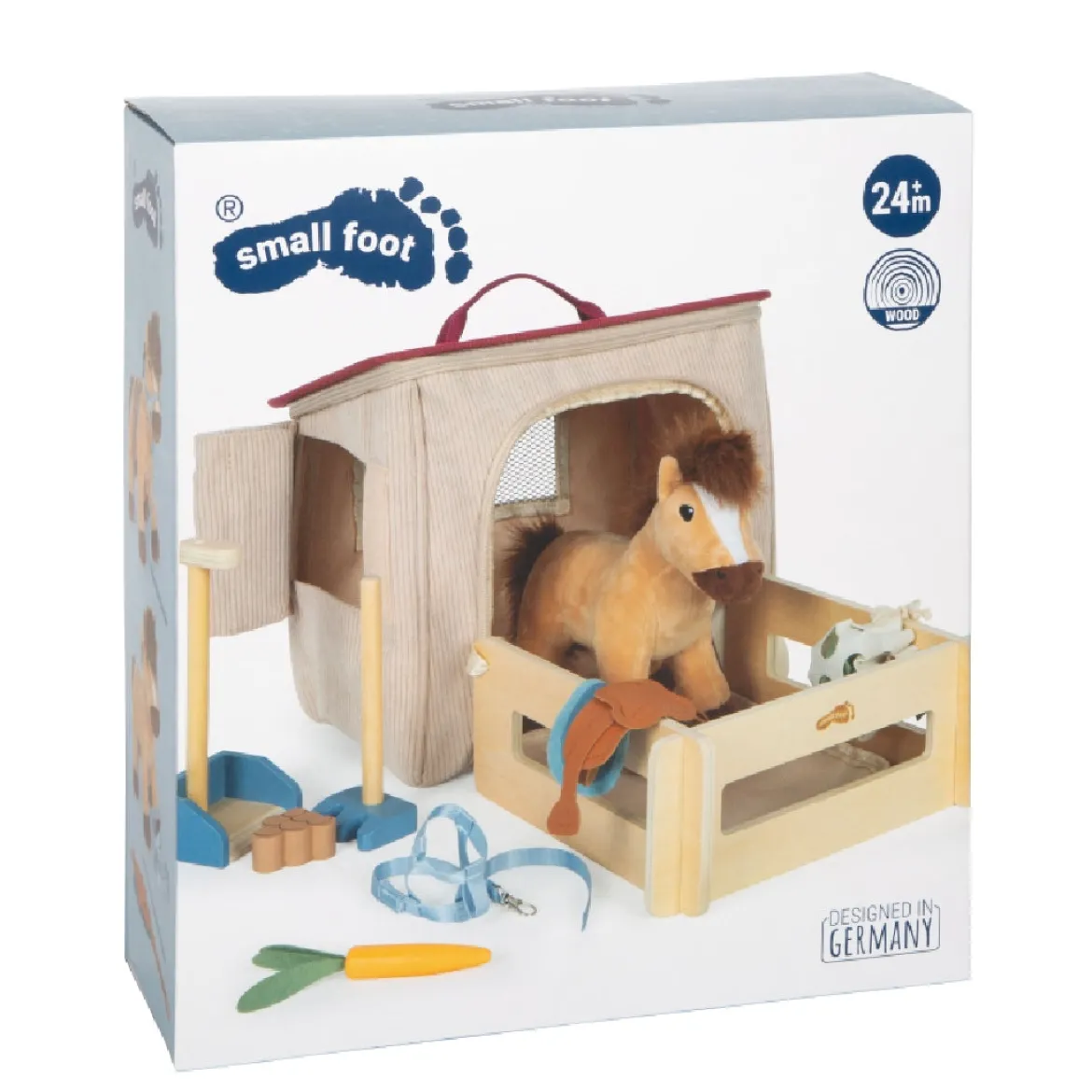 Spielset Pferd mit Stall und Zubehör