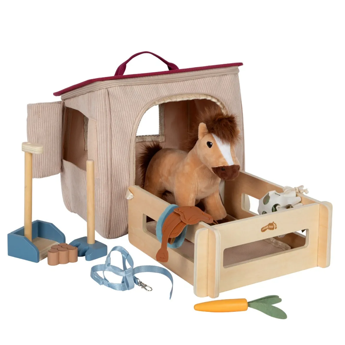 Spielset Pferd mit Stall und Zubehör