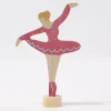 Steckfigur | Ballerina Rubinrot