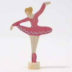 Steckfigur | Ballerina Rubinrot