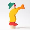 Steckfigur | Clown mit Trompete