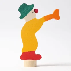 Steckfigur | Clown mit Trompete