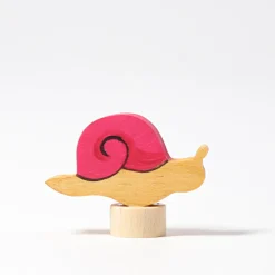 Steckfigur | Rosa Schnecke
