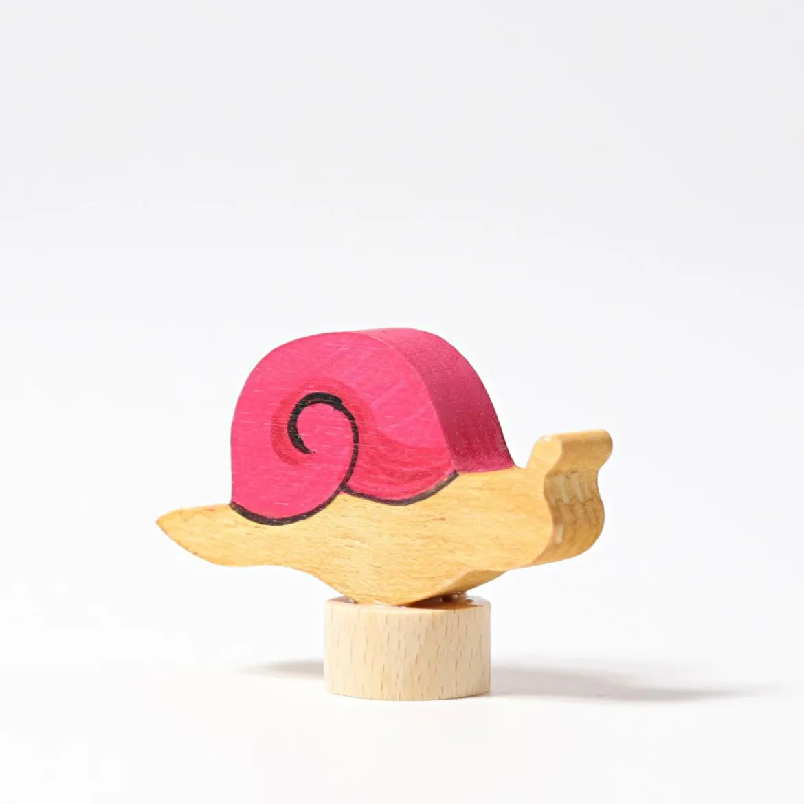 Steckfigur | Rosa Schnecke