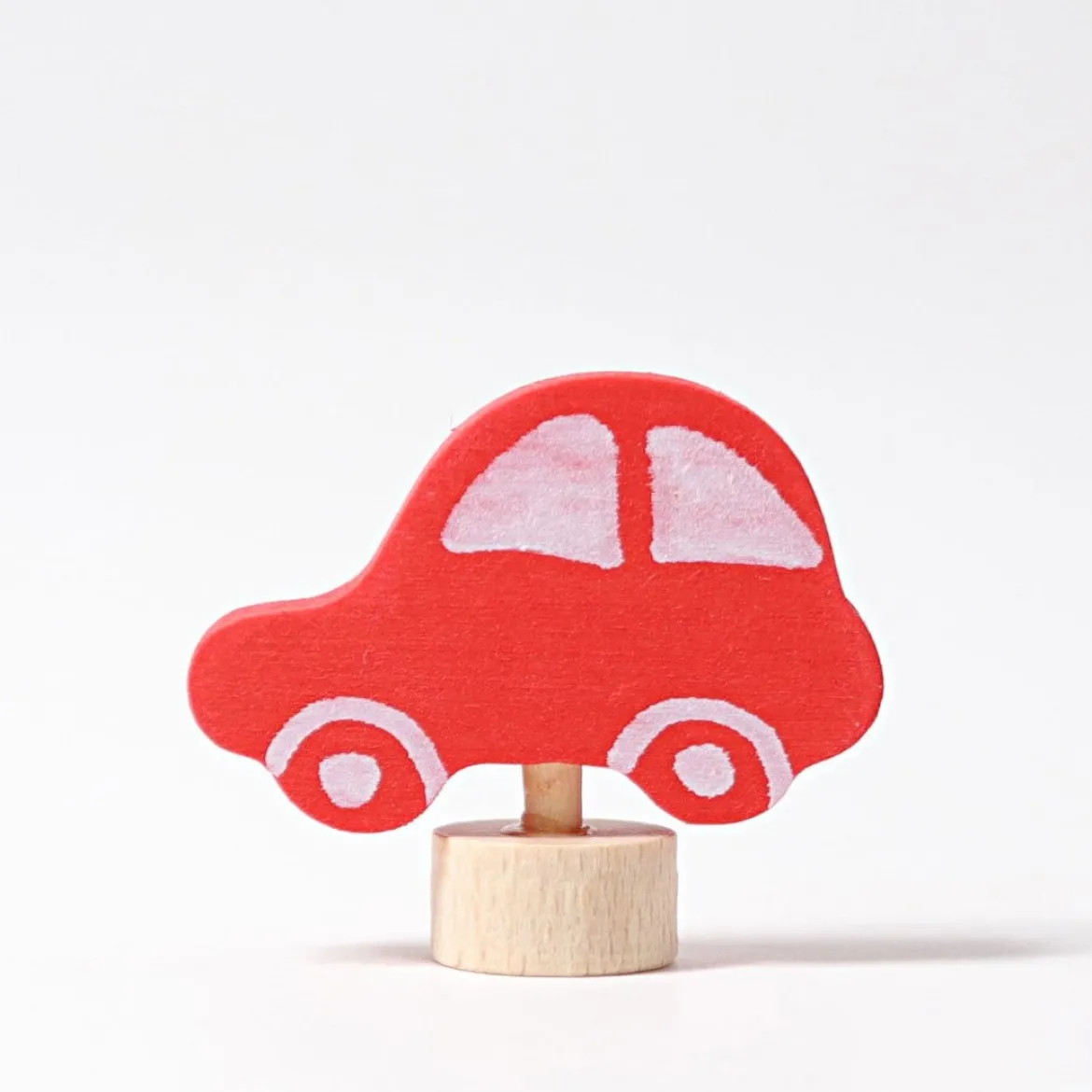 Steckfigur | Rotes Auto