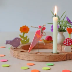 Steckfigur | Schultüte Neonpink