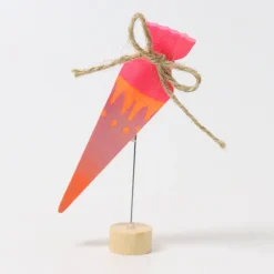 Steckfigur | Schultüte Neonpink