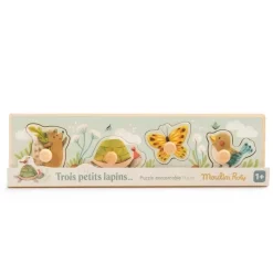 Steckpuzzle Tiere | Trois Lapins