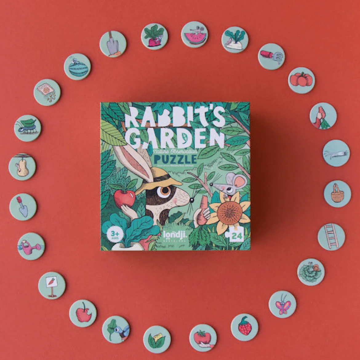 Suchpuzzle Rabbit's Garden | 24 Teile