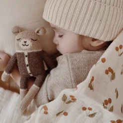 Swaddle-Decke aus Musselin | Kirsche