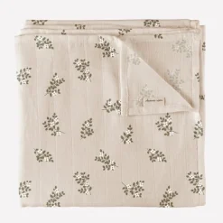 Swaddle-Decke aus Musselin | Stechpalmenblüten
