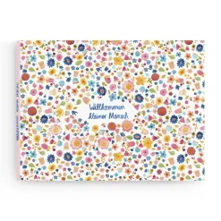 Tagebuch Babybuch | Willkommen kleiner Mensch