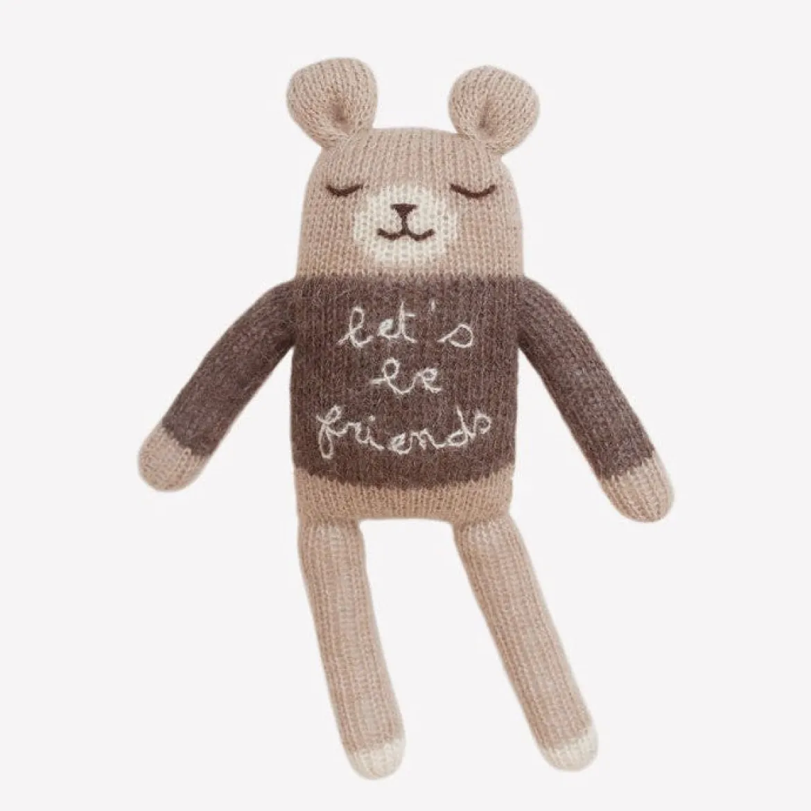 Teddy aus Baby-Alpakawolle | Let's be Friends