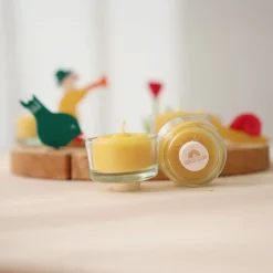 Teelichthalter aus Glas | 5 Stück
