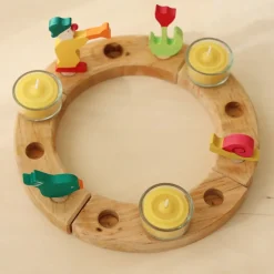 Teelichthalter aus Glas | 5 Stück