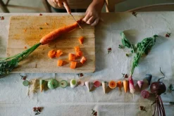 Veggies | 12 handbemalte Holzgemüse
