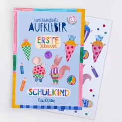 Wasserfeste Kindersticker | Schulkind