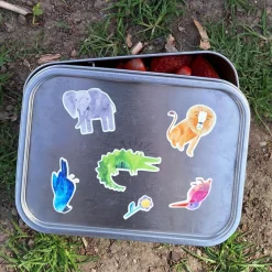 Wasserfeste Kindersticker | Wilde Tiere