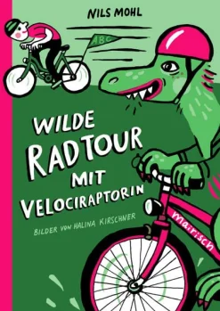 Wilde Radtour mit Velociraptorin