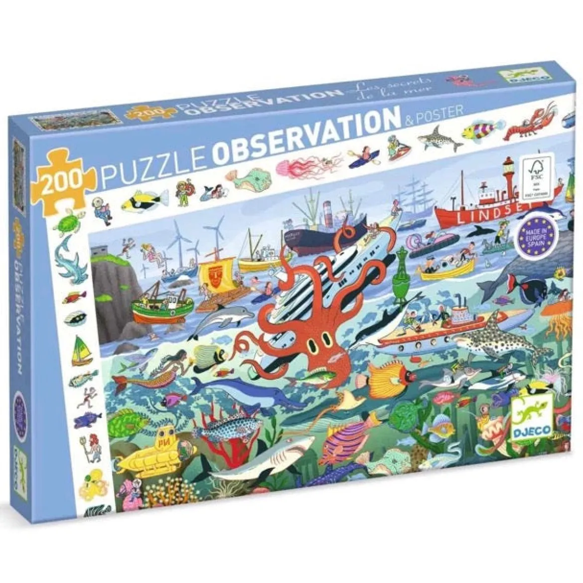 Wimmelpuzzle Das Meer | 200 Teile