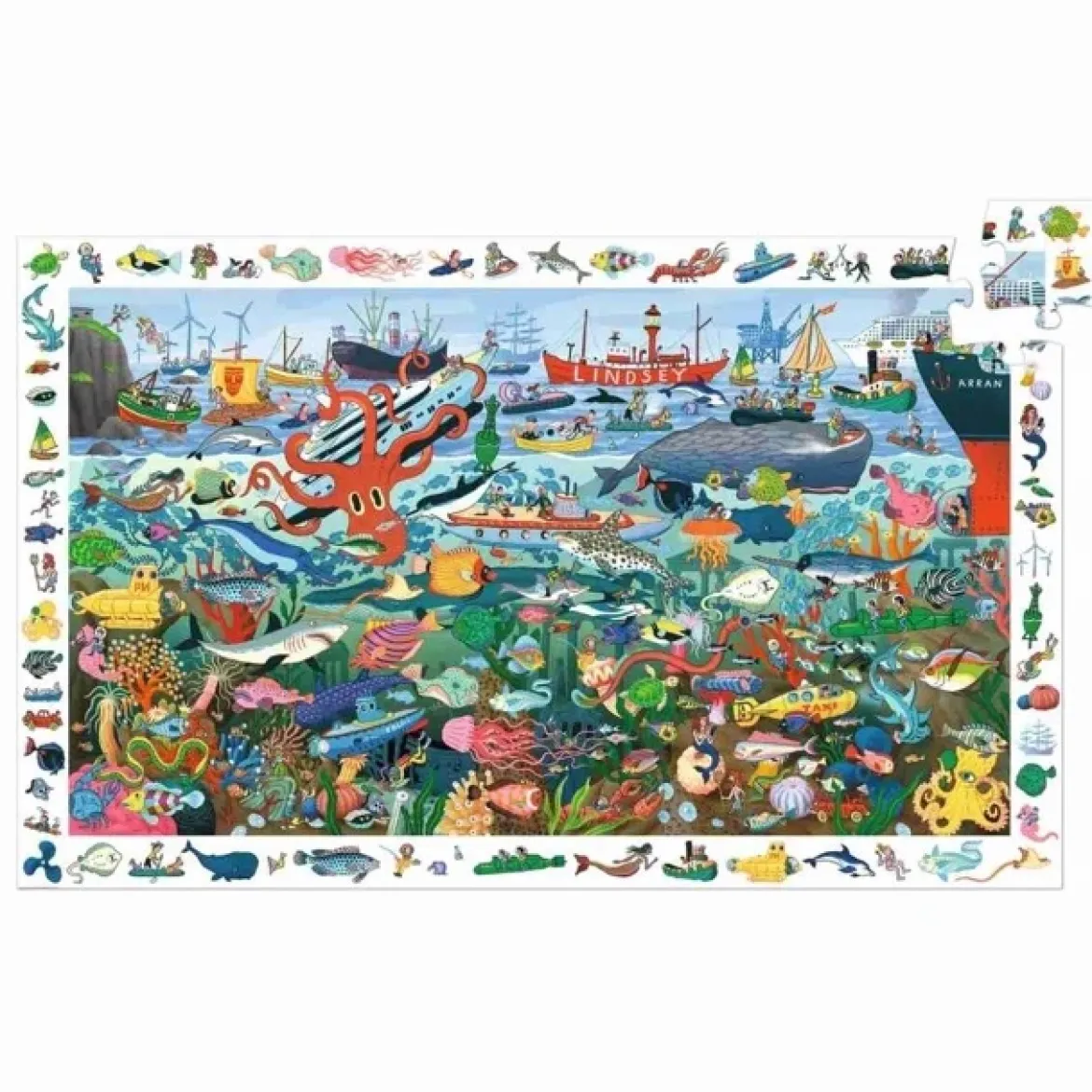 Wimmelpuzzle Das Meer | 200 Teile