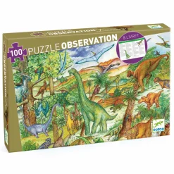 Wimmelpuzzle Dinosaurier | 100 Teile