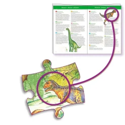 Wimmelpuzzle Dinosaurier | 100 Teile