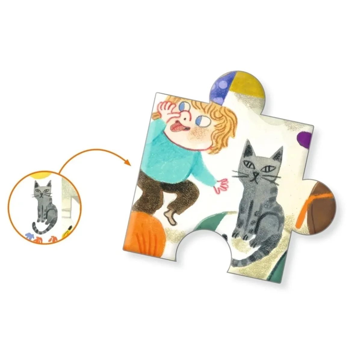 Wimmelpuzzle Geburtstag | 54 Teile
