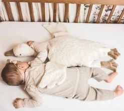 XL Kuscheltier & Wärmekissen | Große Gans weiß