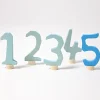 Zahlenstecker Set 1-5 | Blau
