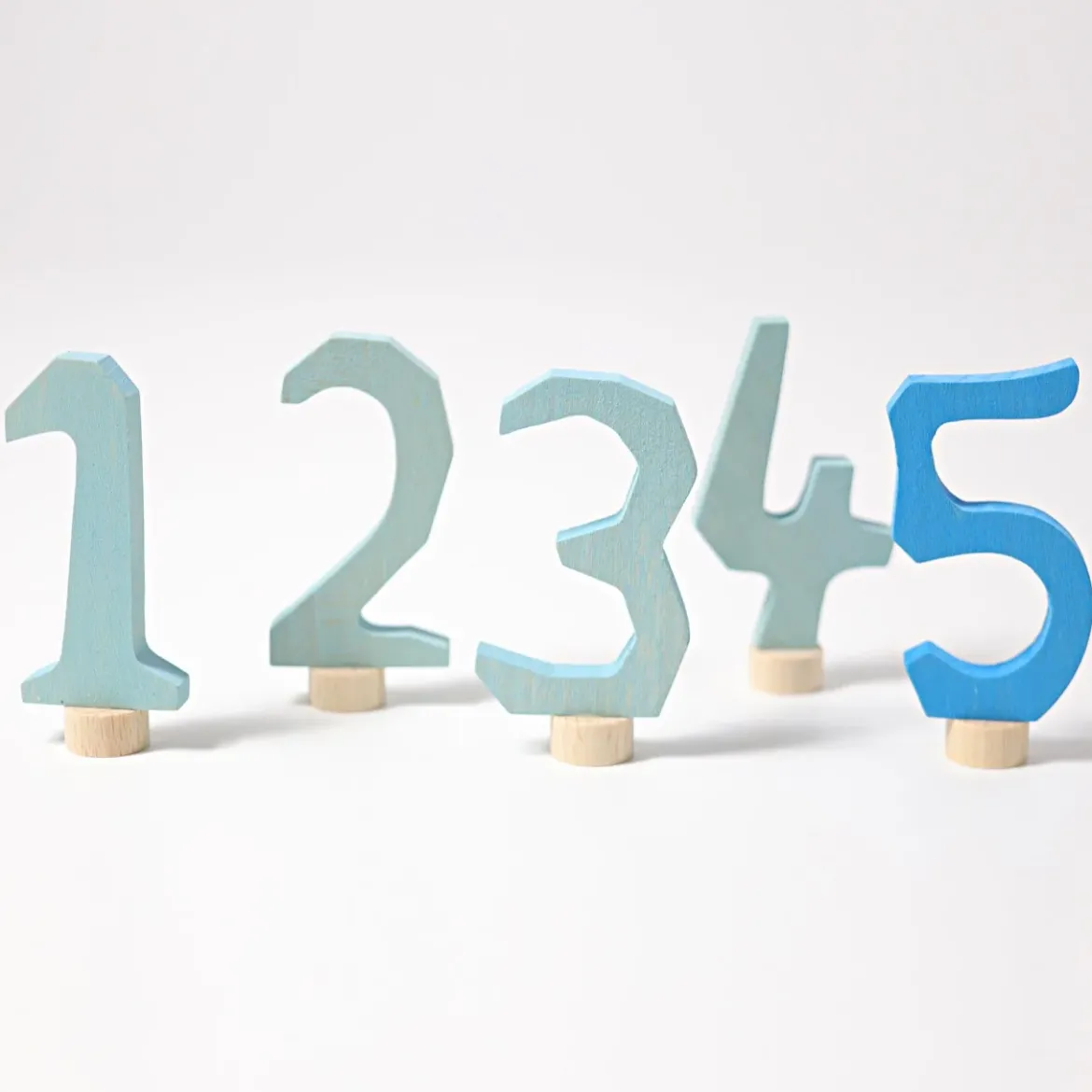Zahlenstecker Set 1-5 | Blau