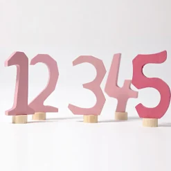Zahlenstecker Set 1-5 | Rosa