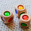 Zauberwürfel mit Funkelsteinen